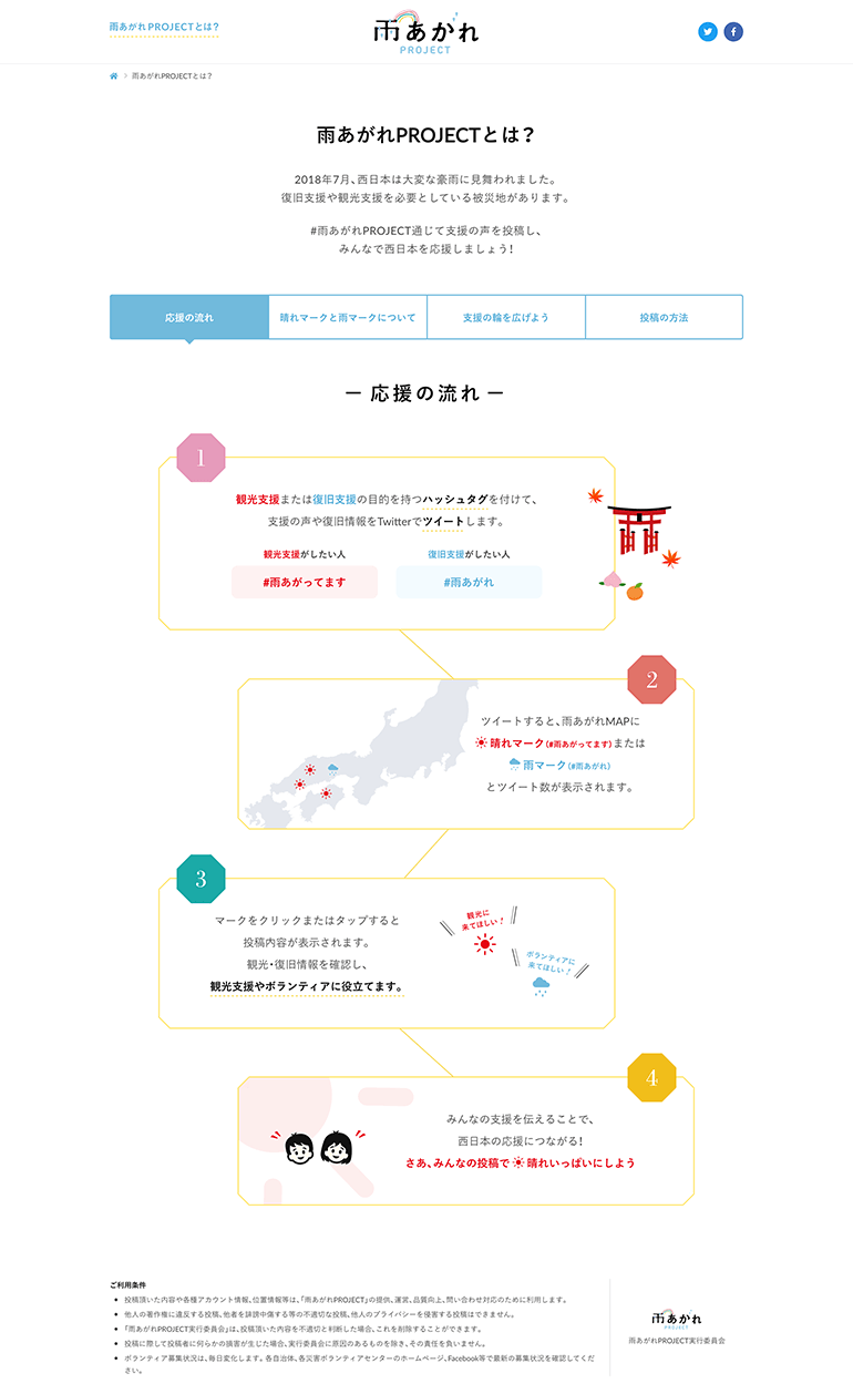 雨あがれPROJECT | 雨あがれMAP