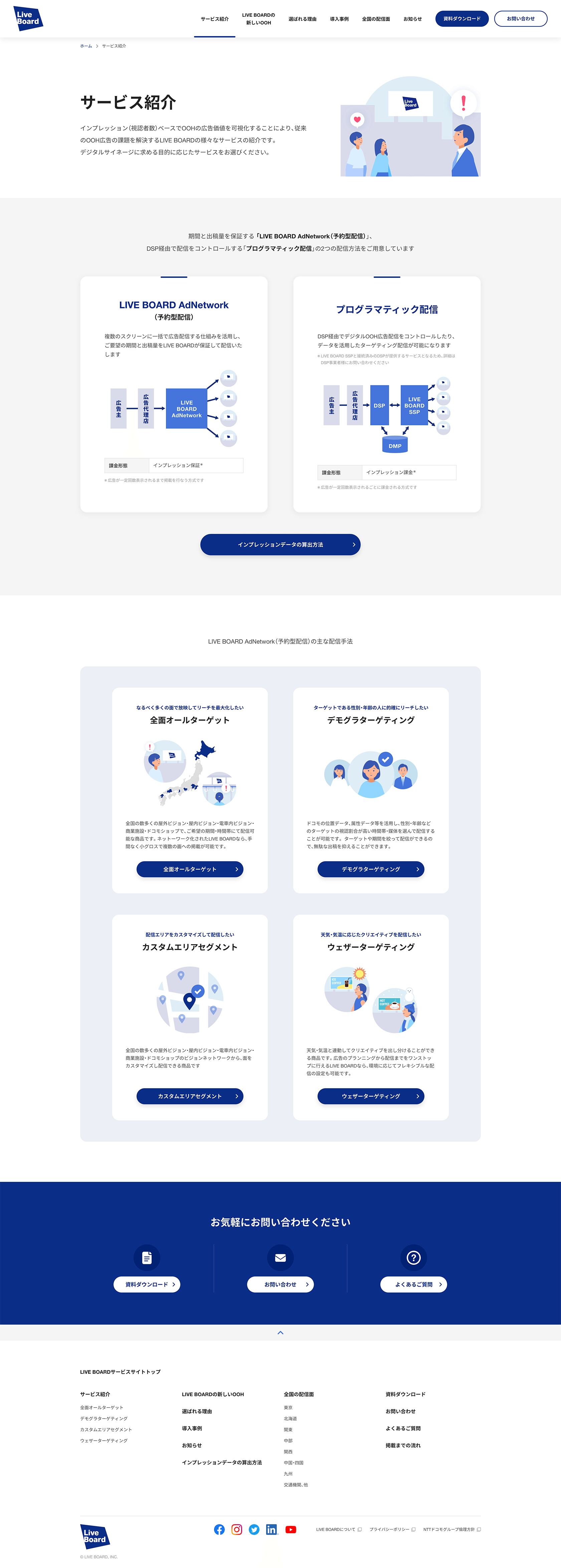 LIVE BOARDサービスサイト
